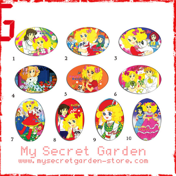 Candy Candy Tv Anime Oval Magnet Set 3