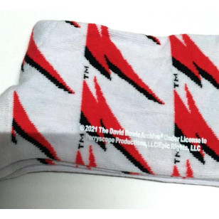 David Bowie - Flash Official Unisex Ankle Socks  ( UK Size 7 - 11) ***READY TO SHIP from Hong Kong***
