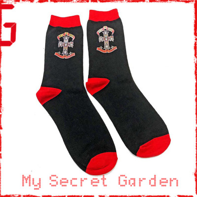 Guns N' Roses - Appetite Cross Official Unisex Ankle Socks  ( UK Size 7 - 11) ***READY TO SHIP from Hong Kong***