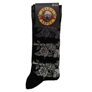 Guns N' Roses - Monochrome Pistols Official Unisex Ankle Socks  ( UK Size 7 - 11) ***READY TO SHIP from Hong Kong***