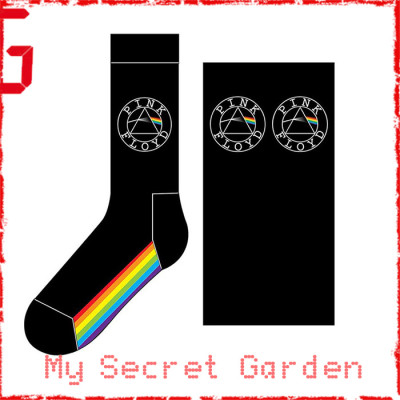 Pink Floyd - Dark Side Of The Moon Spectrum Sole Official Unisex Ankle Socks  ( UK Size 7 - 11) ***READY TO SHIP from Hong Kong***