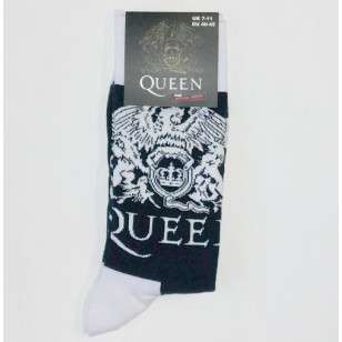Queen - White Crests Official Unisex Ankle Socks  ( UK Size 7 - 11) ***READY TO SHIP from Hong Kong***