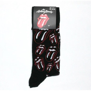 The Rolling Stones - Outline Tongues Official Unisex Ankle Socks  ( UK Size 7 - 11) ***READY TO SHIP from Hong Kong***
