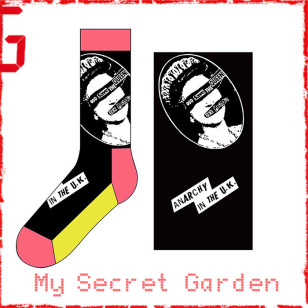 Sex Pistols - God Save The Queen Official Unisex Ankle Socks  ( UK Size 7 - 11) ***READY TO SHIP from Hong Kong***