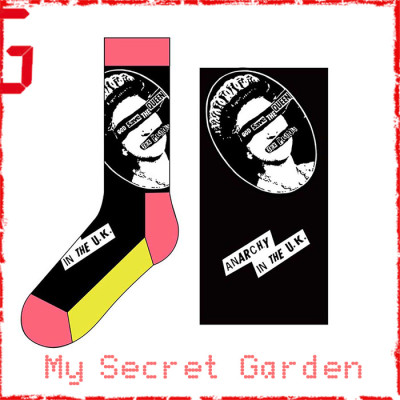 Sex Pistols - God Save The Queen Official Unisex Ankle Socks  ( UK Size 7 - 11) ***READY TO SHIP from Hong Kong***