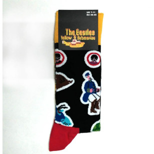 The Beatles - Portholes & Characters Official Unisex Ankle Socks  ( UK Size 7 - 11) ***READY TO SHIP from Hong Kong***