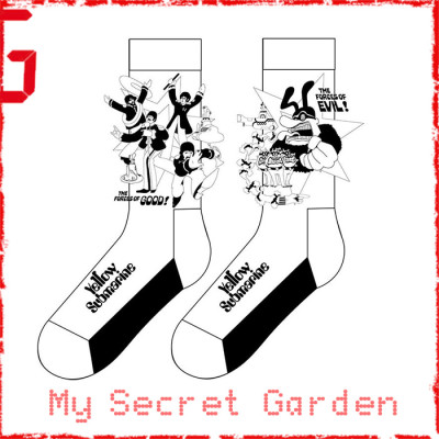 The Beatles - Good V Evil Official Unisex Ankle Socks  ( UK Size 7 - 11) ***READY TO SHIP from Hong Kong***