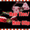 Hair Ties Bobbles Bracelet / Hair Clip