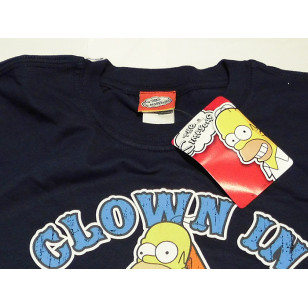The Simpsons - Homer Simpson + Homie the Clown Official Fitted Jersey T Shirt ( Men M, L ) ***READY TO SHIP from Hong Kong***