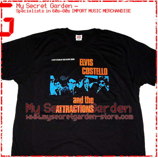 lol Aktiver afbalanceret Elvis Costello And The Attractions - I Can't Stand Up For Falling Down T  Shirt