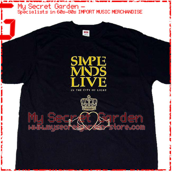 strejke Bevæger sig ikke lave et eksperiment Simple Minds - Live In The City Of Light T Shirt