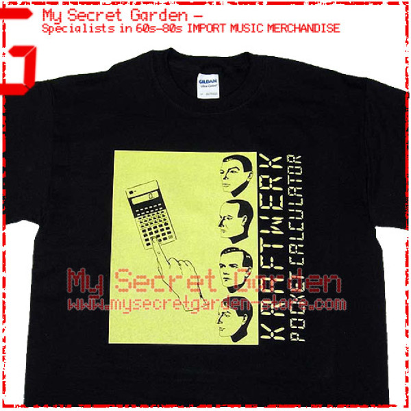 Kraftwerk Japanese Pocket Calculator Music Computer World T Shirt Top Design Unisex Ladies Mens Tee Retro Fashion Vintage Shirt S766 Clothing Gender-Neutral Adult Clothing Tops & Tees T-shirts 
