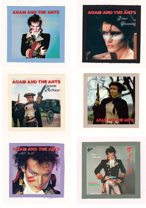 Adam And The Ants Adam Ant Prince Charming Cloth Patch Or Magnet Set